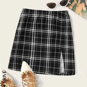 Checkered skirt